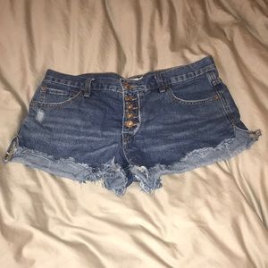 Free People Denim Shorts